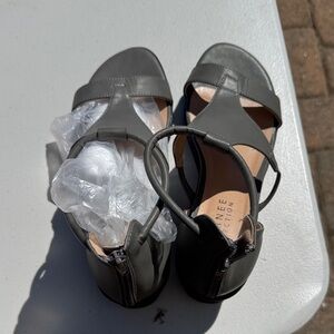 Journee Collection Dark Gray Sandals